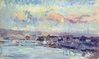 View of Paris by Albert Charles Lebourg